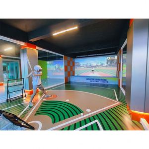 Système de simulation de baseball interactif en acier inoxydable pour intérieur, marque Ninix, équipement de jeu sportif de divertissement - Product Image 2