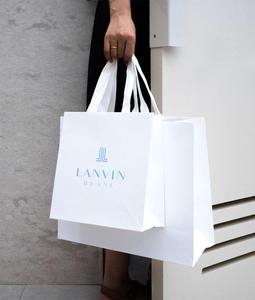 Sacs cadeaux avec nœuds, sacs en papier à poignée pour les magasins de vêtements pour femmes, sacs de shopping des fabricants, logo personnalisé - Product Image 3