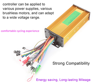 Contrôleur <span class=keywords><strong>de</strong></span> <span class=keywords><strong>vitesse</strong></span> <span class=keywords><strong>de</strong></span> moteur sans balais à onde sinusoïdale à trois modes 36V ~ 84V <span class=keywords><strong>universel</strong></span> <span class=keywords><strong>pour</strong></span> moto <span class=keywords><strong>voiture</strong></span> électrique 1200W 1300W 1500W 34A ~ 40A - Product Image 4