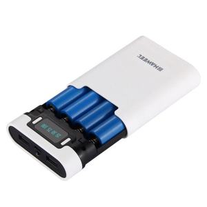 Oferta Especial: Banco de Energía Portátil Haweel DIY con 2 Baterías 18650 de 10000mAh, Pantalla LED y Conector USB - Product Image 3