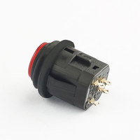 Plastik 16Mm 2pin 3A 250VAC Saklar Tombol Tekan On Off Menempel Tahan Air