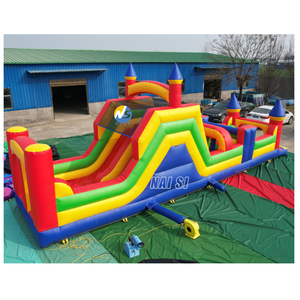 Circuito <span class=keywords><strong>de</strong></span> Obstáculos Inflable Comercial Arcoíris para Niños, Casa <span class=keywords><strong>de</strong></span> Brinco para Alquiler en Parques <span class=keywords><strong>de</strong></span> Diversiones - Product Image 3