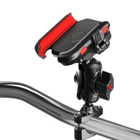 Support de téléphone pour vélo à verrouillage et déverrouillage rapides pour téléphone mobile de 5,4 à 7,8 pouces