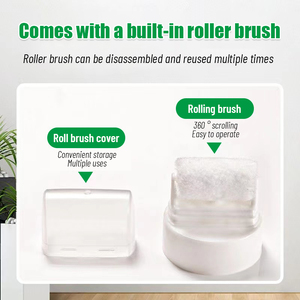 Buona qualità per uso domestico per interni auto-spazzolatura a base d'acqua spazzola a rullo per riparazione emulsione <span class=keywords><strong>bianca</strong></span> per pareti interne vernice in lattice - Product Image 6