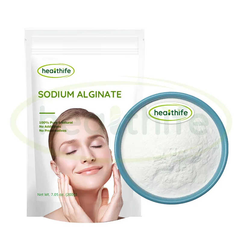 Bulk Cosmetic Food Grade Alginic Acid Sodium Salt Powder 99% Sodium Alginate