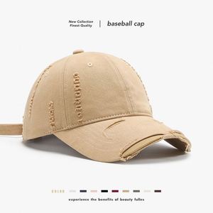 Casquette de baseball sportive en denim de coton délavé et vieilli, style coréen polyvalent, pour femme, homme et couple, idéale pour l'extérieur et les loisirs en toutes saisons - Product Image 3