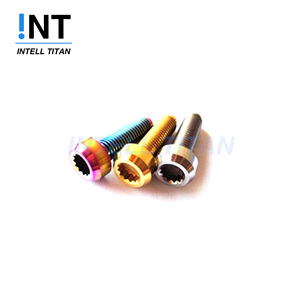 Vis et boulons de jante fendue en titane Ti6Al4V de qualité 5, usinés CNC, avec usinage par électroérosion à fil et brochage, pour jantes <span class=keywords><strong>BBS</strong></span> M7 x 24 mm, fournis par l'usine - Product Image 2