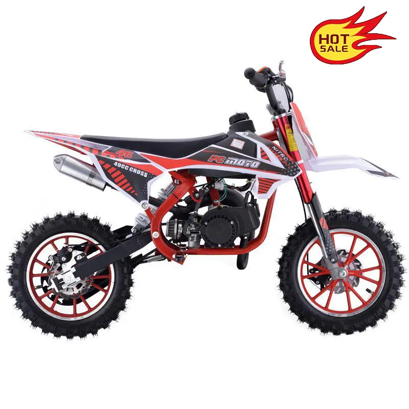 2 tak 49cc pemula tarik mudah untuk sepeda Mini Trail Quad Pocket