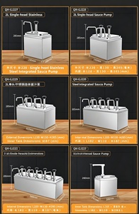 Distributeur de condiments électrique en acier inoxydable 3L, pompe automatique pour confiture, ketchup, etc., idéal pour la restauration - Product Image 4