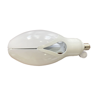 Bohlam LED SMD Bentuk Olive E27 30W-80W AC220-240V CRI80 20000 Jam Lampu Taman Luar Ruangan 3000K/4000K/6500K 3000 Lumens