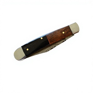 Couteaux Rajput, couteau pliant en acier Damas de qualité industrielle avec manche en bois, garantie de 3 ans pour les détaillants - Product Image 3