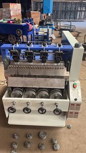 Machine de fabrication de boules de récurage métalliques multi-tailles, directe usine, 3/4/5/6 têtes en option, ligne de production de boules de récurage en acier pour cuisine, avec moteur - Product Image 3