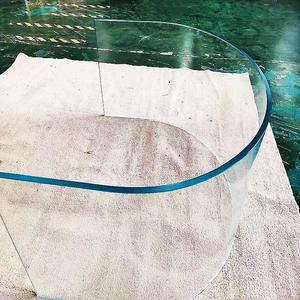 Fabricant de verre sur mesure, verre trempé courbé à chaud pour porte de douche, serre, avec certificat CE, ISO9001 - Product Image 2