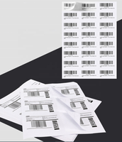 Papier autocollant thermique FBA A4 auto-adhésif étiquette papier upc code-barres boîte extérieure impression étiquette en papier d'expédition