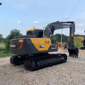 Offre Spéciale – Excavatrice Hydraulique d'Occasion Volvo EC140 14T, d'Origine Suédoise, pour Exploitation Minière et Construction, Certifiée CE, avec Brise-roche - Product Image 2