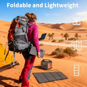 ALECTER Kit de Panel Solar Ultra Plegable de 60W, Módulo Fotovoltaico de Energía Verde Resistente a la Intemperie, Fuente de Alimentación Portátil para Camping, RV y Actividades al Aire Libre - Product Image 2