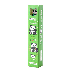 Exhibition New Panda 10 Color Ballpoint <b>Pen</b> Push Button Multi Function <b>Pen</b> Gift <b>Set</b> For Students <b>Notebooks</b> - Product Image 5