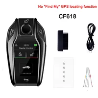 Kunci Mobil Layar Sentuh Tanpa Kunci, Penguncian Otomatis CF618 LCD Smart Key untuk BMW, Benz, Audi, Toyota/Ford/Hyundai, KIA