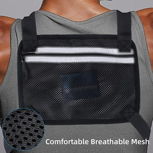 BSCI โรงงานที่กําหนดเองปรับไหล่แพ็คเดินเครื่องส่งรับวิทยุสายรัดโทรศัพท์ซองหน้าอก Rig เสื้อกั๊กยุทธวิธี - Product Image 6