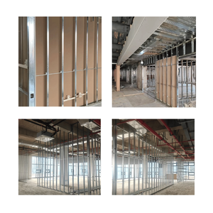 Profilés en acier léger pour cloisons <span class=keywords><strong>de</strong></span> plafond |   Canal en métal galvanisé ignifuge, résistant à la corrosion, certifié CE pour bureau - Product Image 6