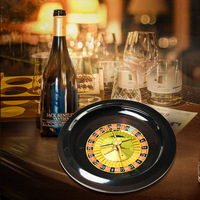 Jeu à boire Roulette Roulette russe 10 pouces Équipement de divertissement Roulette de jeu de bureau