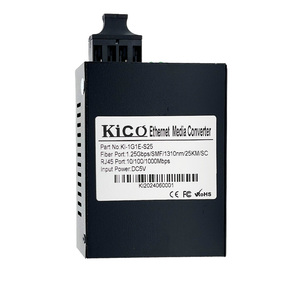 KICO sợi quang 10/100/1000M phương tiện truyền thông chuyển đổi RJ45 + Chế độ duy nhất sợi quang thu phát sợi RJ45 chuyển đổi thiết bị quang học - Product Image 5