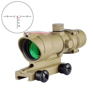 Chiến thuật 4x32 phạm vi Sight 1x32 quang phạm vi sợi quang học 4x Kính lúp chéo Chevron kính khắc kẻ ô - Product Image 5