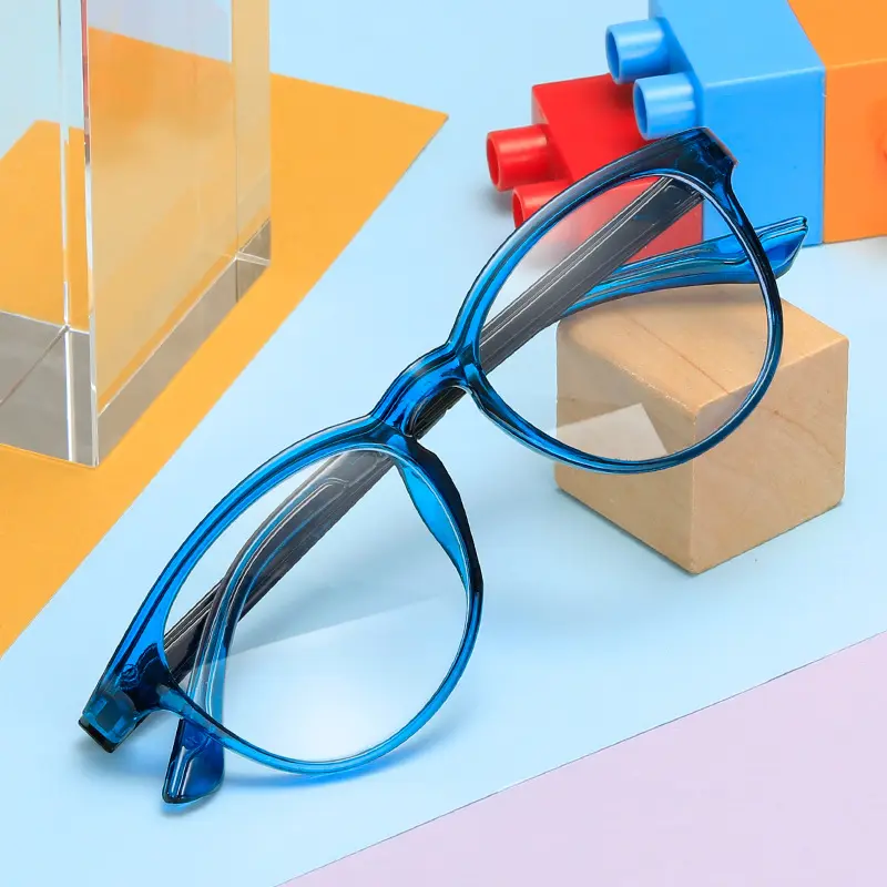 TR90シンプルスクエアフレームアンチブルーライトニュートラルオプティカルフレーム近視卸売アイウェア男性女性眼鏡デザイン眼鏡