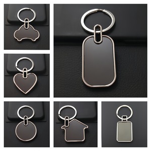 Thương Hiệu Xe Keychain Quảng Cáo Khuyến Mại Quà Tặng Kim Loại Khắc Laser Logo Kẽm Hợp Kim Keychain Khách Sạn Trống Keychain - Product Image 2