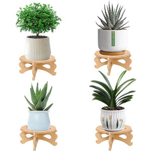Support de plantes <span class=keywords><strong>d</strong></span>'intérieur en bambou écologique pour la <span class=keywords><strong>d</strong></span>écoration de la maison, design robuste pour l'exposition de plantes en pot dans les salons et les chambres - Product Image 2