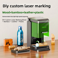 Mini Grabador Láser Portátil de 3 kg, Ligero, de Aleación de Aluminio, 5 W, 10 W, para Madera, Cuero, PCB, Cerámica, Regalos Personalizados