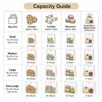 Bolsa de Papel Kraft Biodegradable y Compostable con Ventana, Impresa Personalizada y Troquelada, para Empacar Pan, Pasteles, Dulces y Galletas