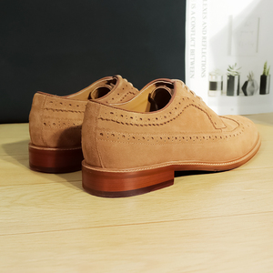 Zapatos formales cómodos <span class=keywords><strong>para</strong></span> hombre, zapatos elegantes de cuero de ante italiano <span class=keywords><strong>para</strong></span> hombre, zapatos oficiales de negocios <span class=keywords><strong>para</strong></span> hombre - Product Image 4