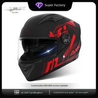 Casque de moto électrique transfrontalier personnalisé en polypropylène certifié DOT, codé AXK, unisexe, toutes saisons, best-seller universel