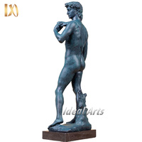 Statue de dessus de table en bronze, cuivre grec pour homme, décoration de maison de david, vente en gros
