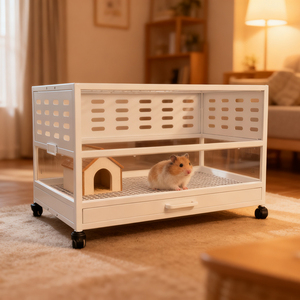 Gabbia di Medie Dimensioni per Porcellini d'India e Piccoli Animali, Produzione Diretta, Disponibile in Versione Singola, Doppia e Tripla - Product Image 1
