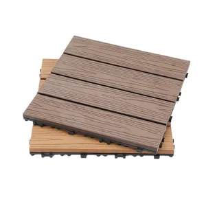 Outdoor Garden Easy Assemble DIY Flooring WPC Pool Interlocking Decking Tiles