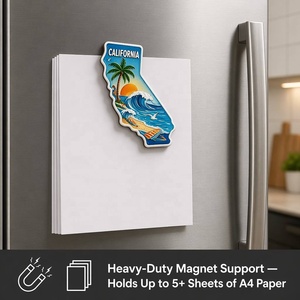 Imán de Refrigerador de Aluminio 3D en Relieve, Personalizado, Duradero, con Diseño de California, 2x3 Pulgadas, Recuerdo de Playa para Cocina, Bar, Decoración del <span class=keywords><strong>Hogar</strong></span>, Regalo - Product Image 2