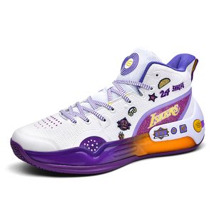 Chaussures Pour Hommes Custom Men's High Upper Sports <strong>Shoe</strong> Breathable Outdoor New Models Cool <strong>Basketball</strong> Style <strong>Shoes</strong> for Men - Product Image 5