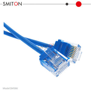 Cat6a CAT6 RJ45 cordon de raccordement Ethernet rond ultra mince câble LAN plus fin réseau <span class=keywords><strong>RJ</strong></span> <span class=keywords><strong>45</strong></span> 0.5m 1m 2m <span class=keywords><strong>3m</strong></span> 5m - Product Image 2