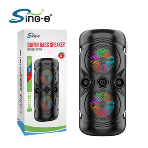 Mini haut-parleur portable 16W, double haut-parleur BT haute puissance, haut-parleur RGB, lumière ambiante, caisson <span class=keywords><strong>de</strong></span> basses portable avec basses profondes - Product Image 6