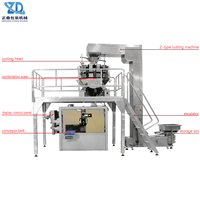 Automatische verpakkingsmachine voor voorgevormde zakjes, geschikt voor pistachenoten, gedroogd fruit, korrels, snacks, met hoge efficiëntie en op maat gemaakt.