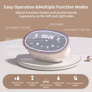 เครื่องปั๊<span class=keywords><strong>ม</strong></span>นมไฟฟ้าแบบพกพา Anly Kiss ขายส่ง แบบแฮนด์ฟรี <span class=keywords><strong>มอเตอร์</strong></span>คู่ แบตเตอรี่ 5200mAh ปราศจากสาร BPA ปั๊มคู่ - Product Image 4