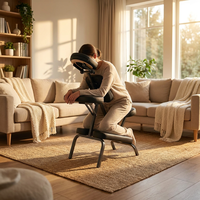 Table de massage pliable moderne personnalisable (OEM) en cuir PU avec éponge haute densité, légère et portable pour usage commercial en salon