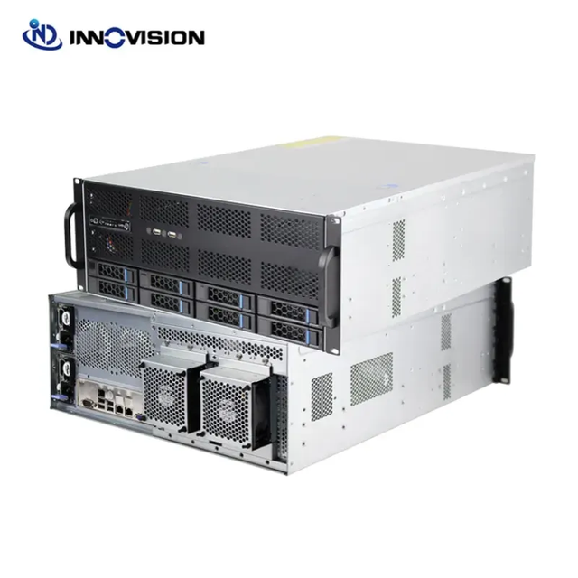 Wholesale 4U GPU Server Dual 4th 5th Xeon Scalable  4 PCIe5.0 Slot Support 4090 5090 GPU Cards Deep Learning AI Server