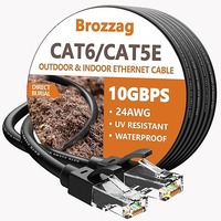 Cable de Red Ethernet Cat5E RJ45 de Alto Rendimiento, UTP FTP SFTP, 4 Pares, 8 Núcleos, Gigabit, Cobre Puro, para Juegos