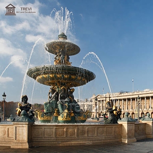 <span class=keywords><strong>Paris</strong></span> Grand Place Out Porte Chérubin Poinséidon Sirène Piscine Sculpture Statue Bronze Jardin Fontaines - Product Image 4
