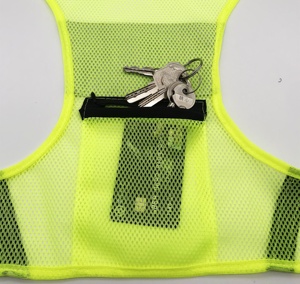 <span class=keywords><strong>Gilet</strong></span> réfléchissant de sécurité pour homme et <span class=keywords><strong>femme</strong></span>, équipement de course à pied, cyclisme, marche, haute visibilité, poche - Product Image 5