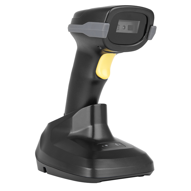 1D Laser Wireless Barcode Scanner Handheld Long Working Distance 433 Mhz Barcode Scanner