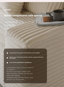 Canapé compact 3 places pour salon, <span class=keywords><strong>en</strong></span> velours moderne, idéal appartement, montage facile, économique - Product Image 2